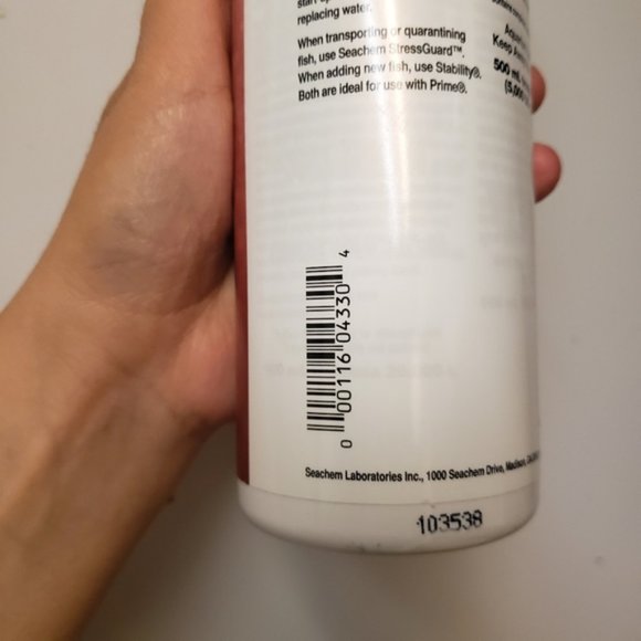 16.9 fl oz Prime water conditioner fish tank NEW - Picture 3 of 6